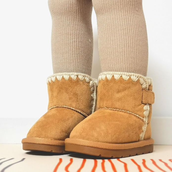Baby Boots Winter Snow Booties Infant Boys Girls Outdoor Warm Shoes - Image 2