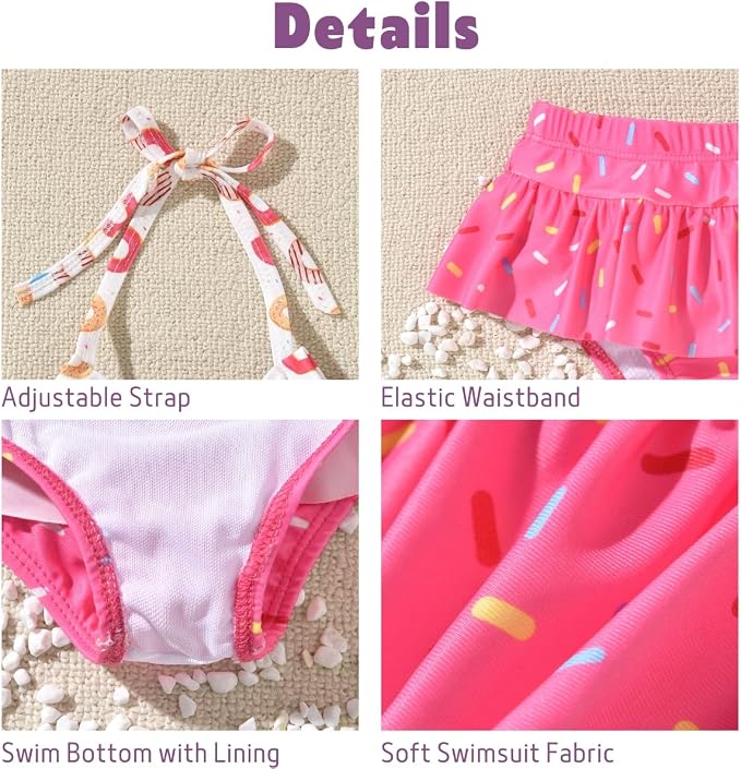 Aalizzwell Baby Girl 2-Piece Bikini Swimsuit - Image 4