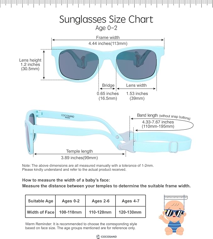 COCOSAND Flexible Baby Sunglasses - Image 5