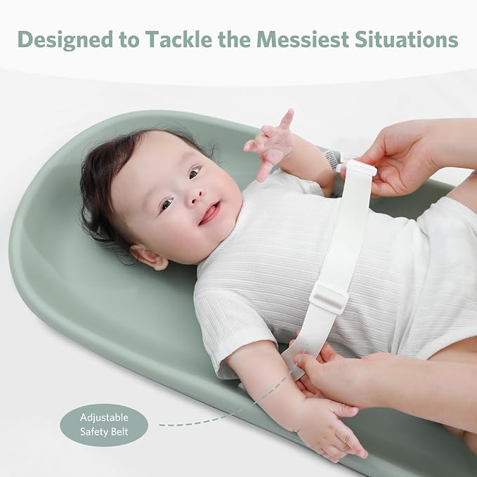 Waterproof Baby Changing Pad in EVA Foam, Wipeable & Quick Clean, Light & - Image 5