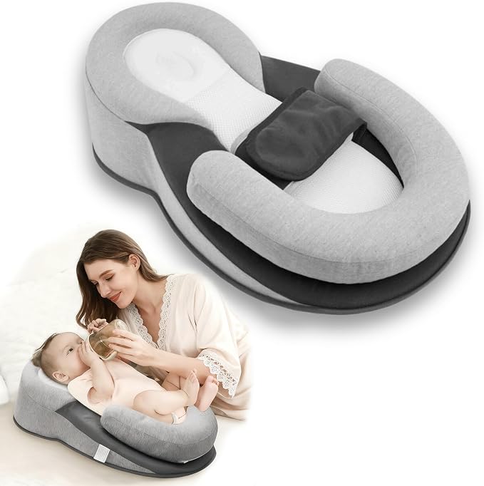 kornsurte Baby Lounger Pillow, Breastfeeding Feeding Pillow Reflux Reducing by kornsurte