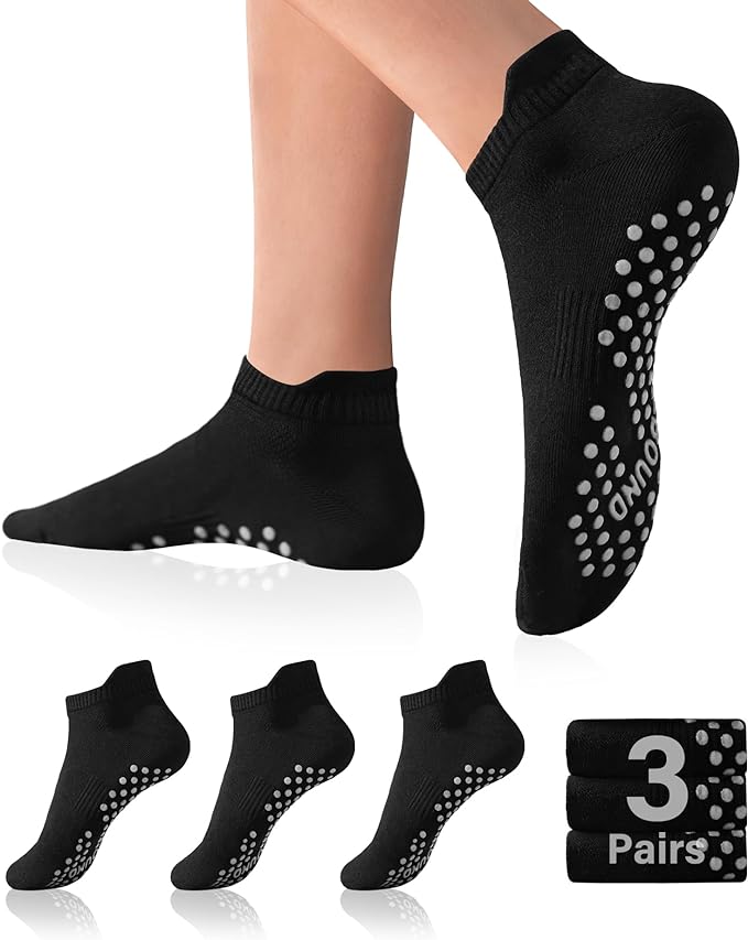 DIBAOLONG Pilates Socks with Grips by DIBAOLONG