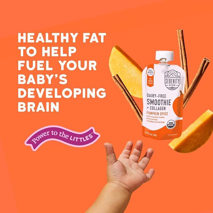 Serenity Kids Organic Pumpkin Spice Protein Smoothie Pouch - Image 5