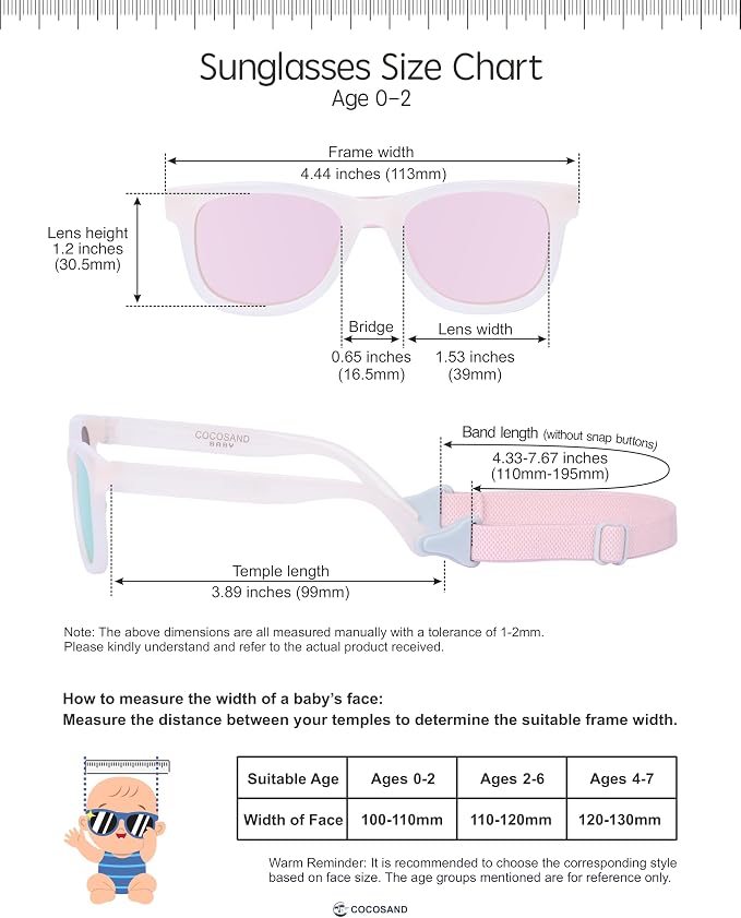 COCOSAND Flexible Baby Sunglasses - Image 5