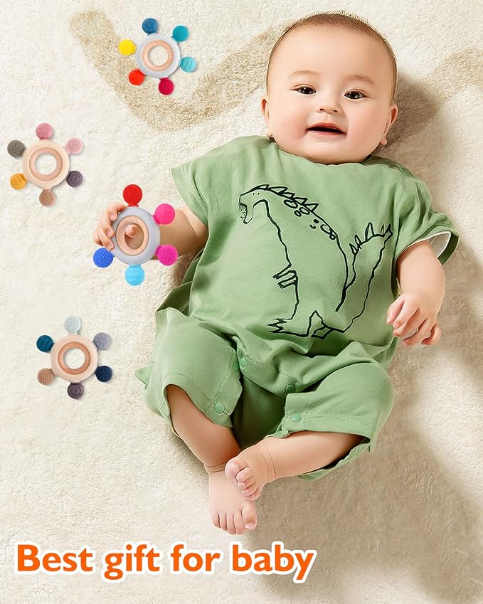 akolik Baby Teething Toys, Teething Relief Toy, BPA Free Baby Chew Toys Infant - Image 6