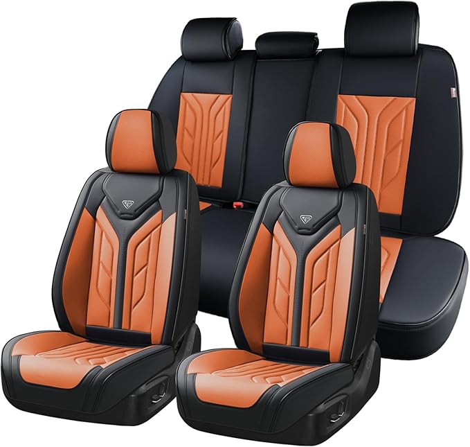 Coverado Car Seat Covers Full Set, Automotive Seat Covers Car Seat Protector by COVERADOAUTO