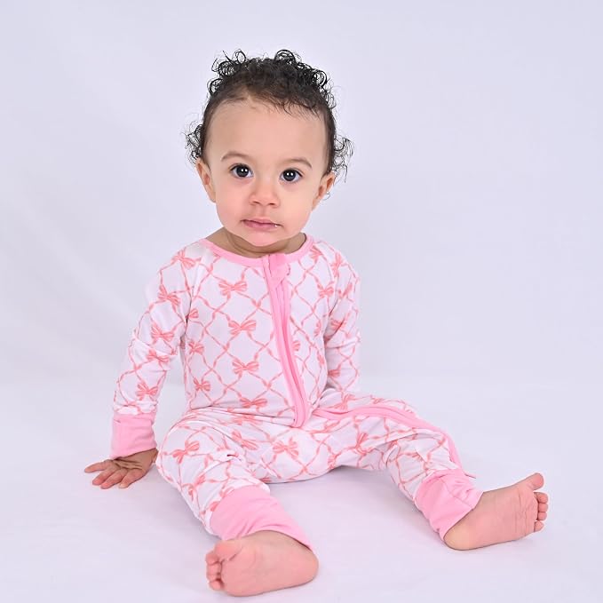 LollyBanks Baby Pajamas, 2-Way Zipper Romper, 95% Viscose Made from Bamboo and - Image 2