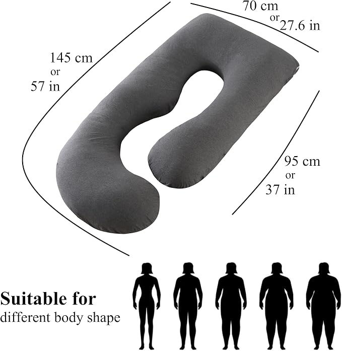 Pregnancy Pillow, Full Body Maternity Pillow 57 inch, - Image 8