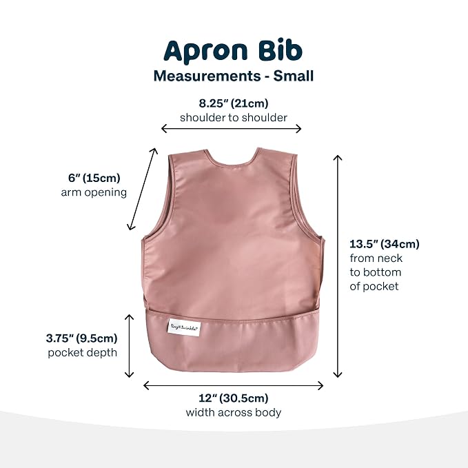 Tiny Twinkle Short Sleeve Apron Bibs - Image 4