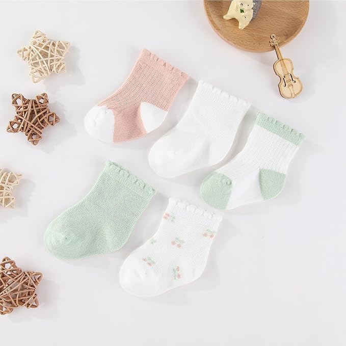15 Pack Infant Hats Gloves Socks Unisex Baby Boy Girl Accessories Set Cotton - Image 7