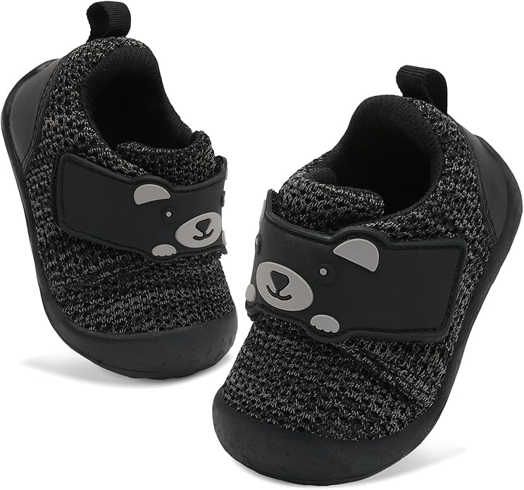 FEETCITY Baby Walking Shoes Wide Baby Shoes Boys Girls Infant Sneakers Crib by FEETCITY