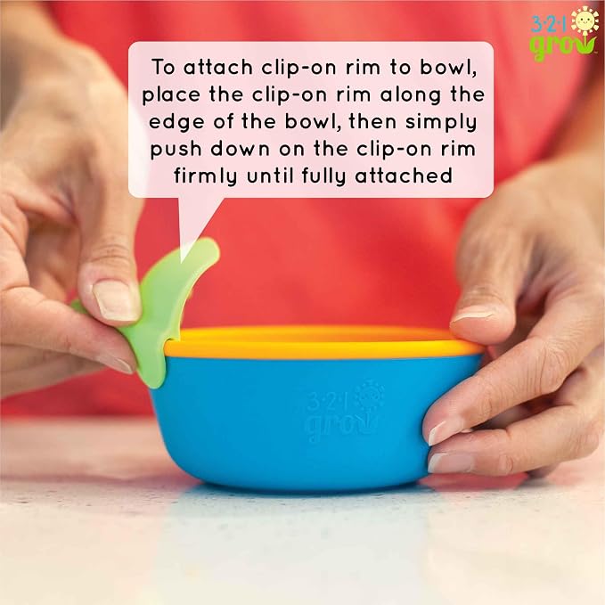 Silicone Easy Scoop & Hold Bowl Set – Adaptive Baby & Toddler Feeding Bowls - Image 9