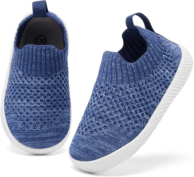 MORENDL Baby Toddler Walking Socks Non-Slip Breathable Unisex Casual Sneakers - Image 2