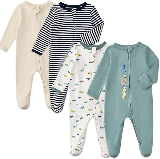 Aablexema Baby Footed Pajamas by Aablexema