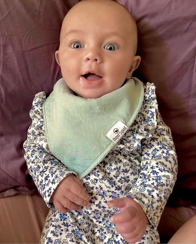 DiaperSquad's Baby Bibs for Drooling and Teething, Bibs for Boys, Baby Girl - Image 6