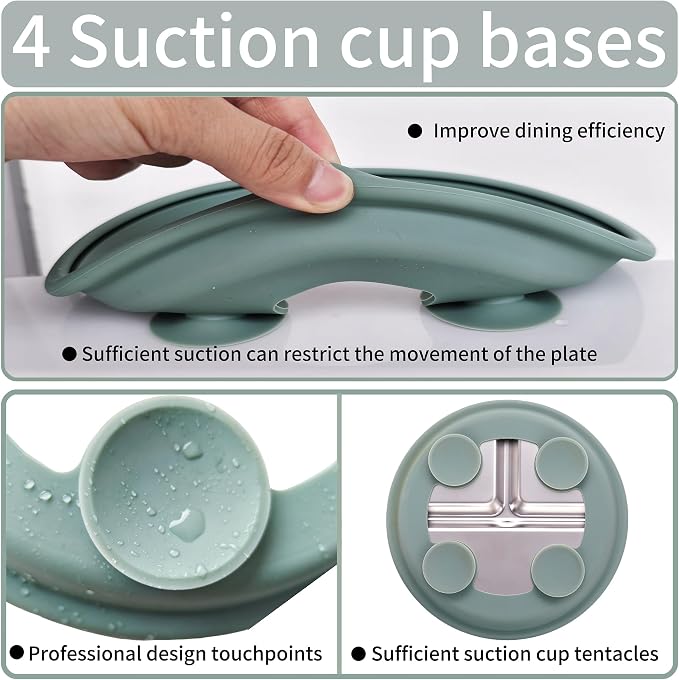 3Pack Sainless Steel Kids Plates - Image 5