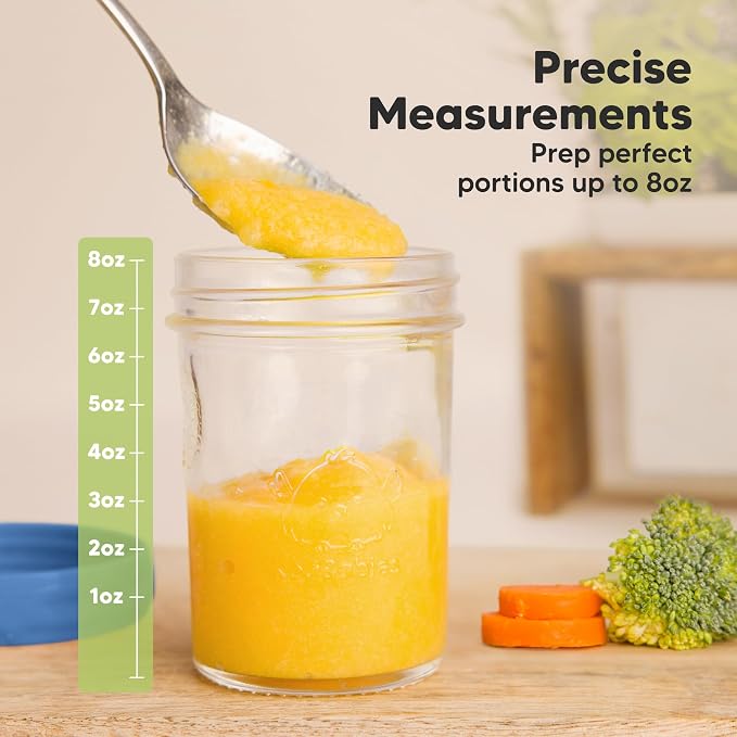 KeaBabies 4pk 8oz Glass Baby Food Containers - Image 4