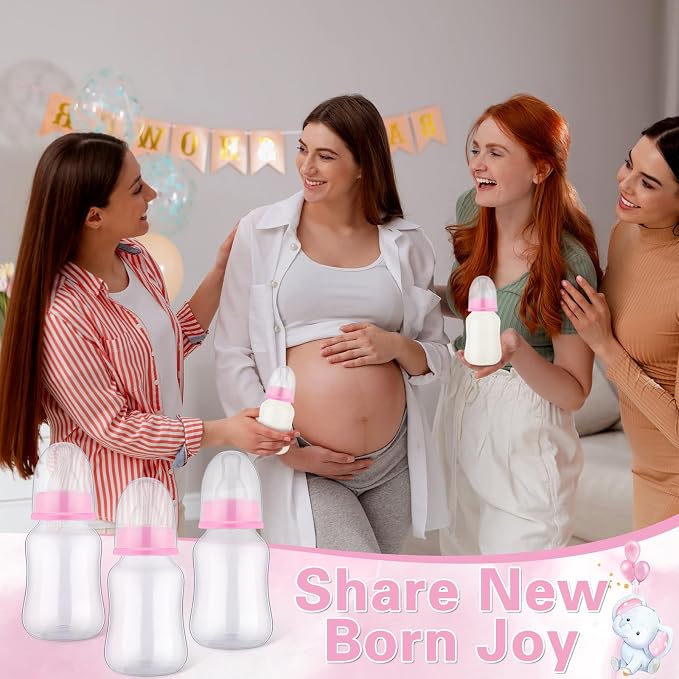 TrelaCo Bottle Chug Baby Shower Game 20 Pcs Baby Bottles Shower Favor - Image 5