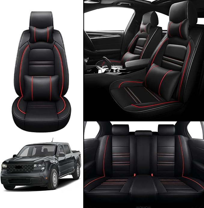 Car Seat Covers for Ford Maverick 2022-2025 | 5-Seats Seat Covers, Waterproof - Image 2
