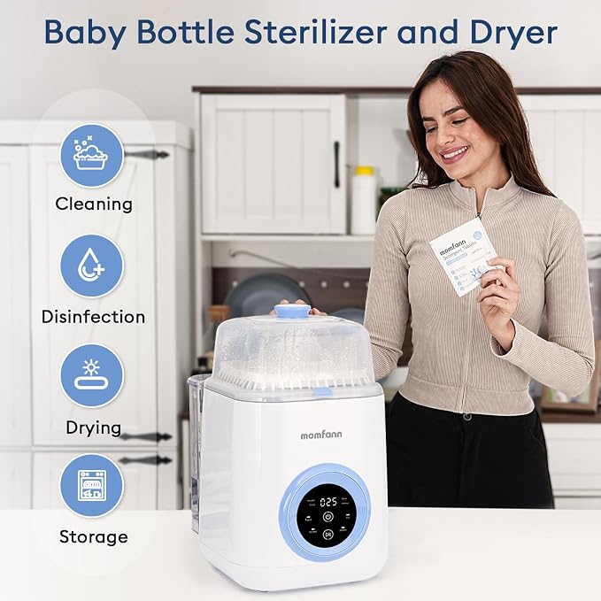Baby Bottle Washer-19 Min Rapid Wash, Sterilizer and Dryer, All-in-One Cleaner - Image 2