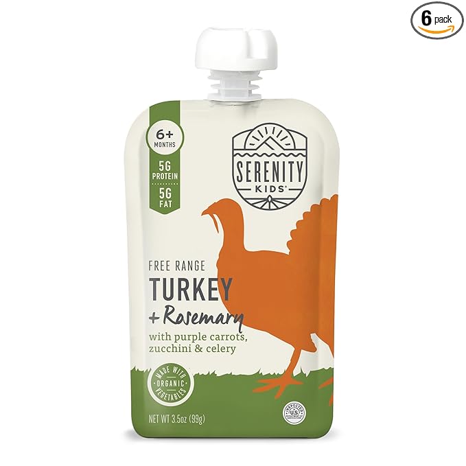 Serenity Kids 6+ Month Baby Food Puree Pouches by SerenityKids