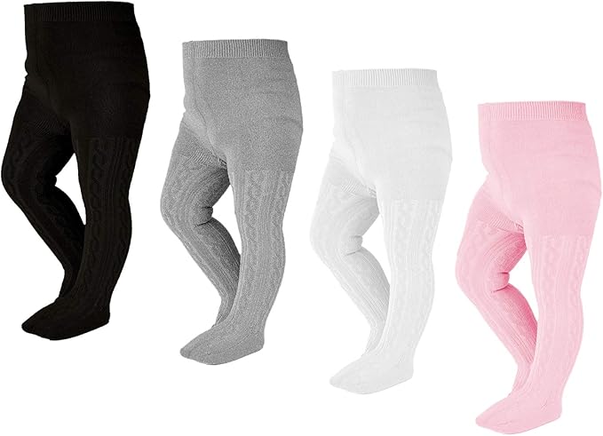 EPEIUS Baby Girl Tights Thick Cable Knit Leggings Stockings Cotton Pantyhose by EPEIUS