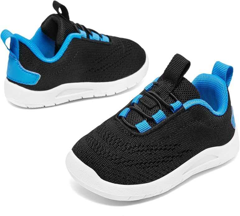 MORENDL Toddler Slip On Sneakers Baby Walking Shoes Non-Slip Breathable Unisex - Image 3
