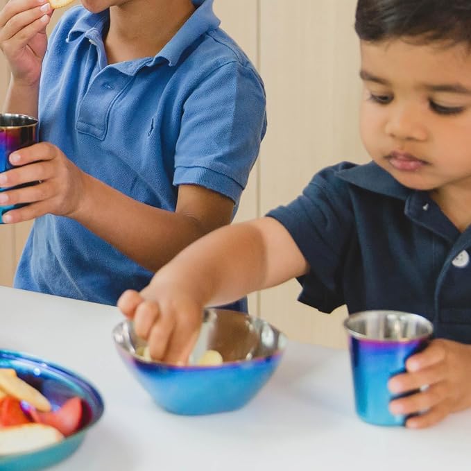 Ahimsa Stainless Steel Bowls for Kids | Non Toxic, Pediatrician Designed - Image 8