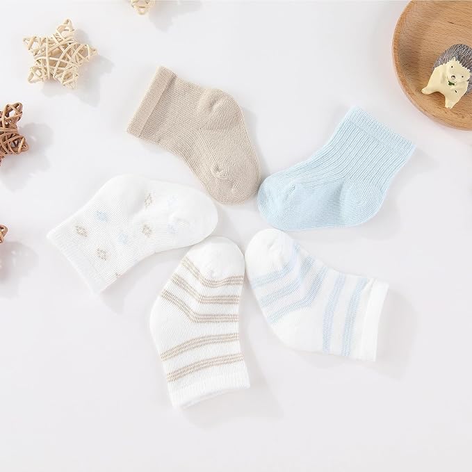 15 Pack Infant Hats Gloves Socks Unisex Baby Boy Girl Accessories Set Cotton - Image 7