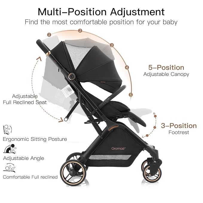 Gravity Folding Baby Stroller - Image 8