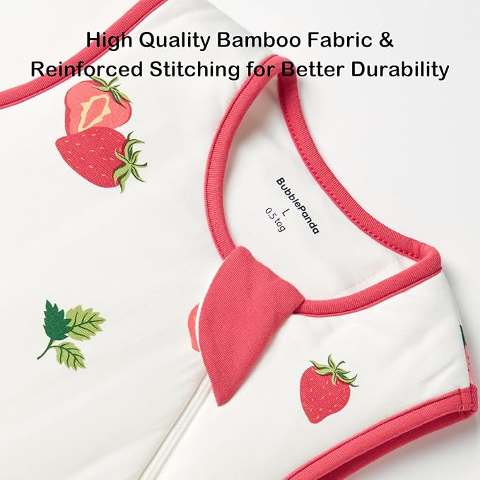 BubblePanda Rayon Made from Bamboo Sleep Sack 18-24 Months 0.5 Tog Soft - Image 5