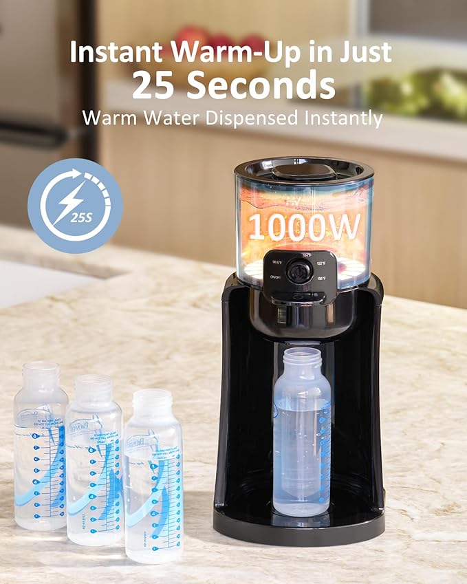 Water Warmer, HEYVALUE Baby Bottle Warmer, Formula Maker - Image 3
