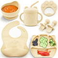 JEVASO Silicone Baby Feeding Set, Baby Led Weaning Supplies, Baby Self Feeding by JEVASOKIDS
