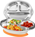 Stainless Steel Baby Suction Plates: Divided Plates by MrsChou
