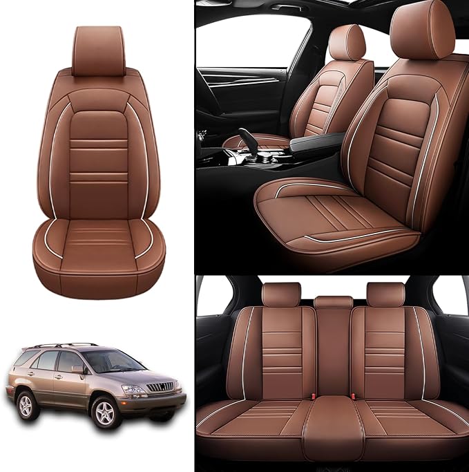 Seat Covers for Lexus Car rx300 1999-2003 | 5-Seats Leather Seat Covers - Image 2