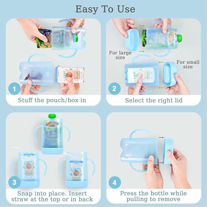 MOMUSE Dual-Lid Squeeze Pouch Holder - Image 5