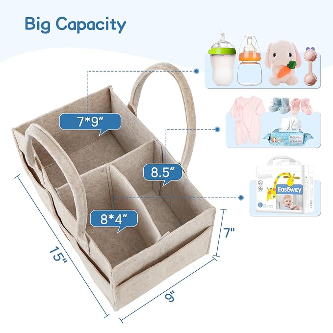 Maliton Baby Diaper Caddy Organizer - Image 2