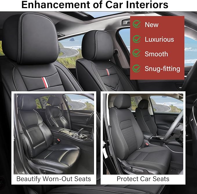 Leather Car Seat Covers Fit for LR Range Rover Sport 2023-2025, 5 Seater - Image 6