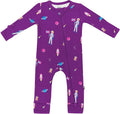 KYTE BABY Unisex Rayon Made From Bamboo Zippered Rompers 0-24 Months by KYTEBABY