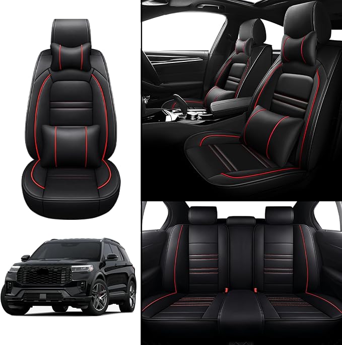 Car Seat Covers for Ford Explorer 2011-2025 | 5-Seats Seat Covers, Waterproof - Image 2