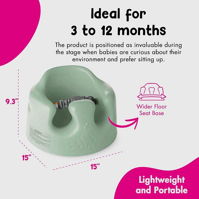 Bumbo Baby Infant Soft Foam Comfortable Support Wide Floor Seat - Image 3