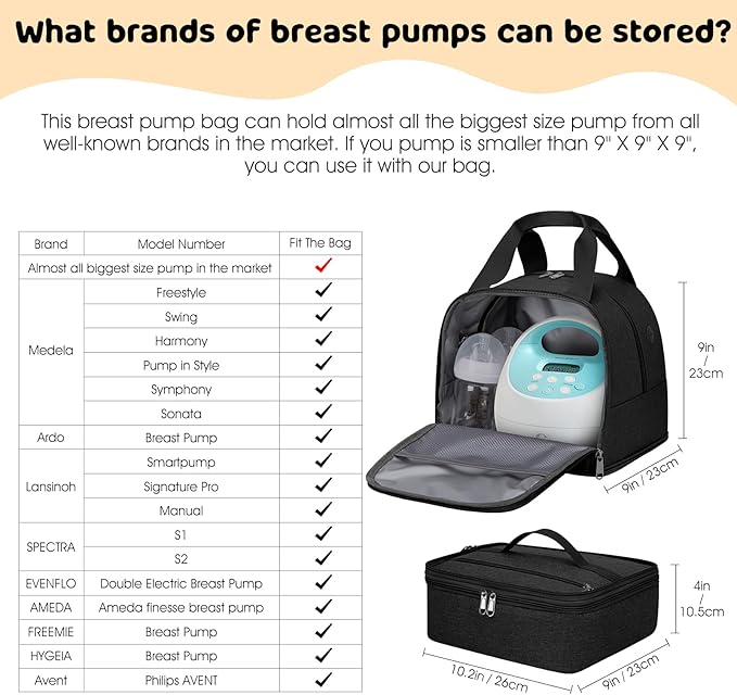 Pump Bag for Spectra S1 S2, Wearable Breast Pump Bags - Image 2