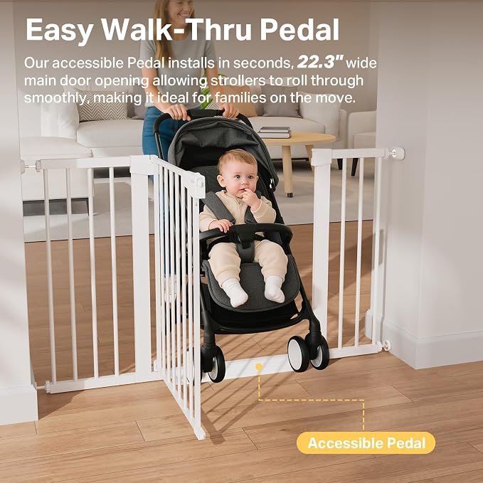 Cumbor 29.7"–51.5" Extra Wide Baby Gate - Image 8