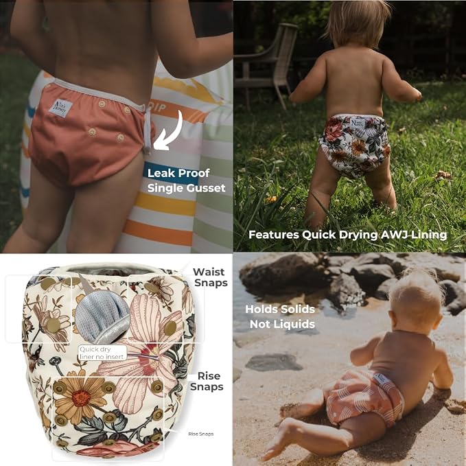 Nora's Nursery Reusable Swim Diapers and Wet Bag - Image 7