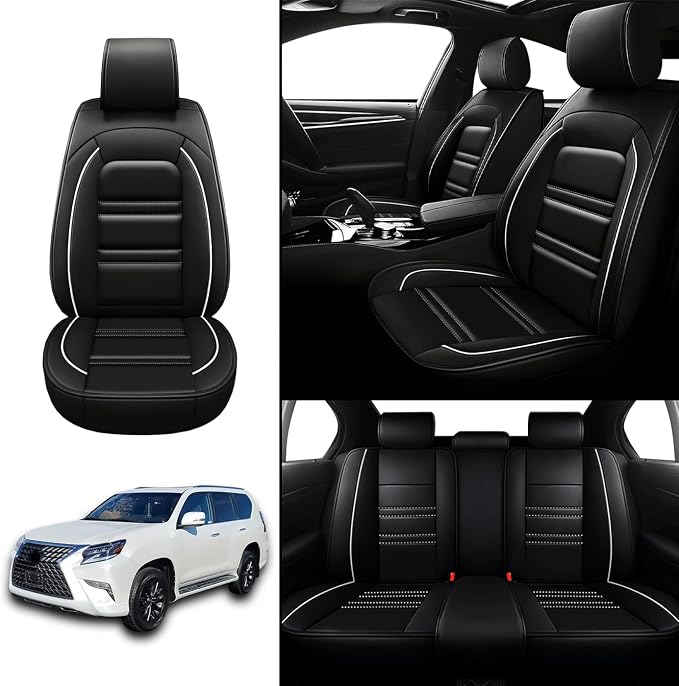 Seat Covers for Lexus Car gx460 2010-2023 | 5-Seats Leather Seat Covers - Image 2