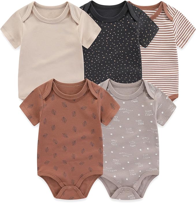 Unisex Baby Boy Girl Bodysuits Sets 20 Pack Cotton Casual New Born Clothes - Image 2