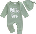 Fernvia Newborn Baby Boy Clothes Letters Print Bodysuit 3 6 9 12 18 Months Long by Fernvia