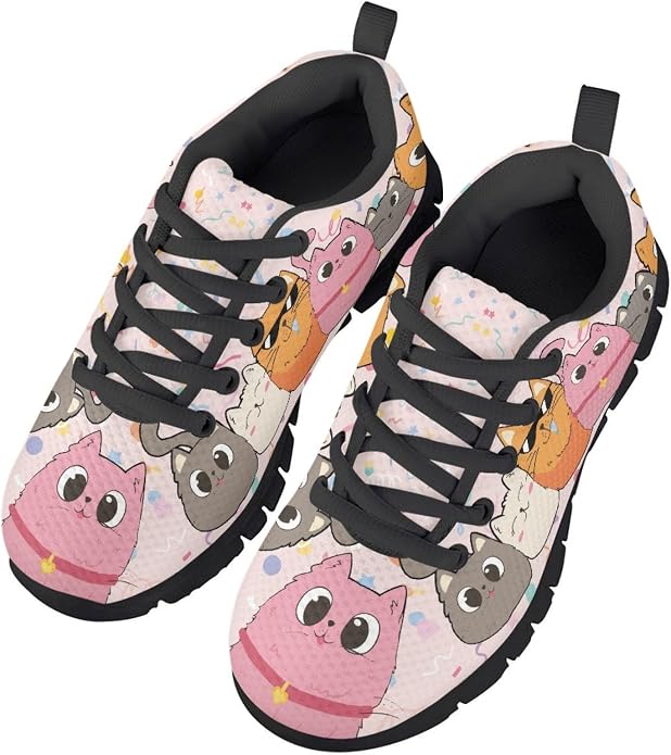 MARSVOVO First Shoes for Walking Boy Girl Athletic Lightweight Flexible Lace-up - Image 3
