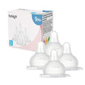 YOHKOH Baby Bottle Nipples for Wide Neck Bottles, 100% Natural Feel Silicone by Home