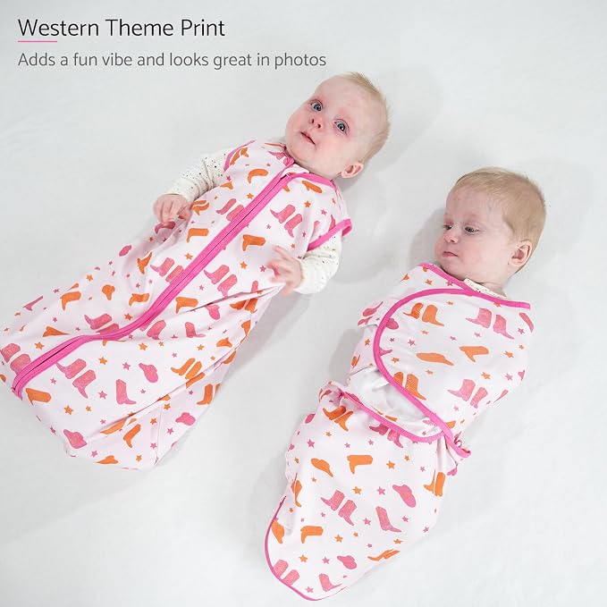 LollyBanks Baby Sleep Sack, 100% Cotton Wearable Blanket 2-Way Zipper Sleep - Image 3